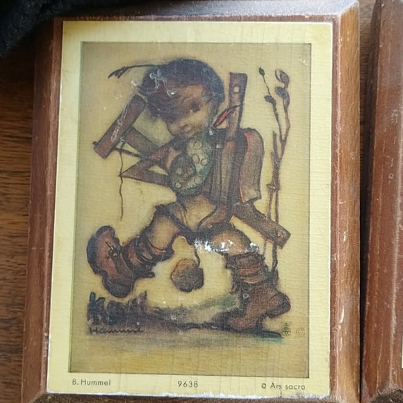 Hanging hummel plaque set of 4 - Picture 4 of 4